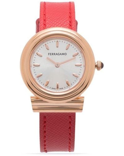 Ferragamo Gancini 28mm Stainless Steel Watch - Pink