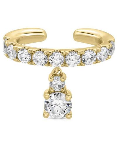 Anita Ko Ear cuff pendente Daphne in oro giallo 18kt con diamanti - Metallizzato