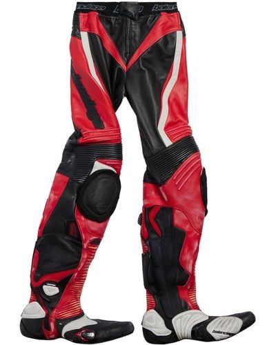 Balenciaga Botas Biker Pantashoes con paneles - Rojo