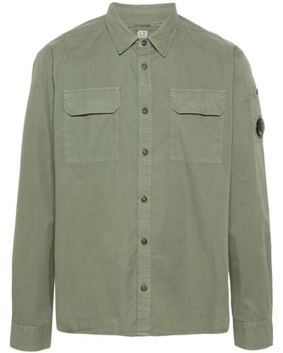 C.P. Company Katoenen Overhemd - Groen
