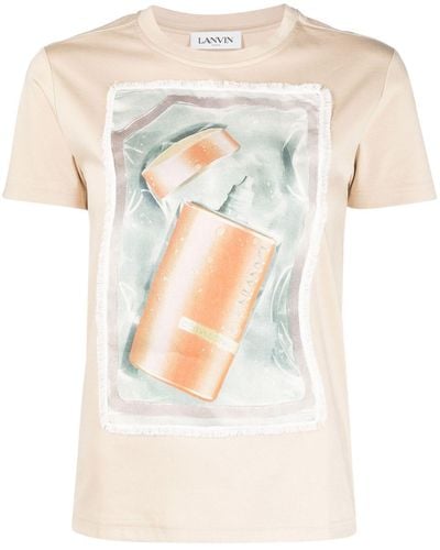 Lanvin Camiseta Scratch & Sniff - Blanco