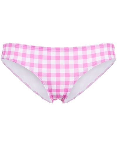 Ephemera Tartan Bikini Briefs - Pink