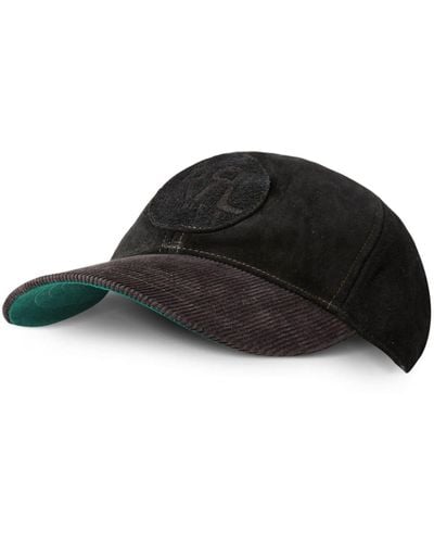 RRL Cappello da baseball con applicazione logo - Nero