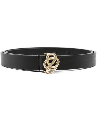 By Malene Birger Ouma Leather Belt - Black