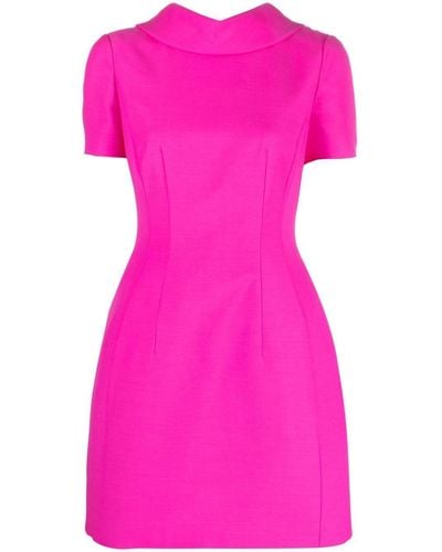 Valentino Garavani Bow-detail Mini Dress - Pink
