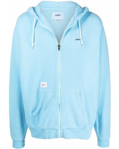 WTAPS Logo-embroidered Hoodie - Blue