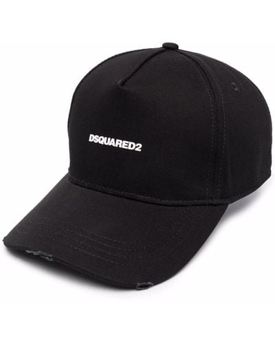 DSquared² Cappello Ricamo Logo - Nero