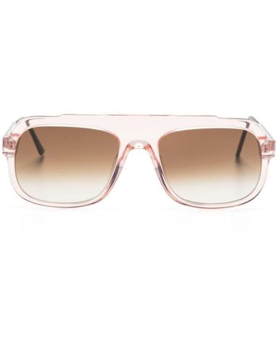 Thierry Lasry Bowery Rectangle-frame Sunglasses - Brown