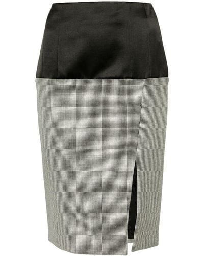 Givenchy Paneled Tailored Pencil Skirt - Black