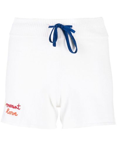 Rossignol Embroidered-logo Drawstring Shorts - White