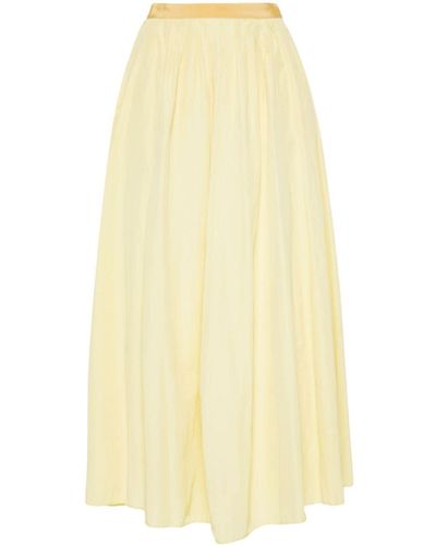 Forte Forte Pleat-detail Skirt - Yellow