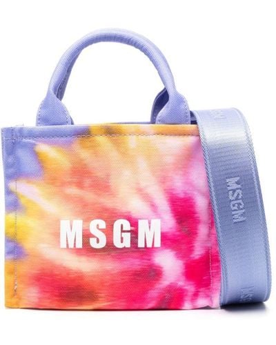 MSGM Canvas-Shopper - Pink