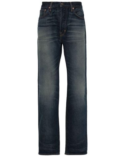 Tom Ford Selvedge-Jeans mit geradem Bein - Blau