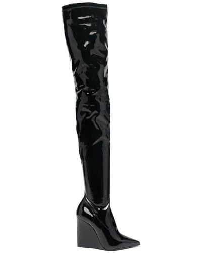 Le Silla Kira 120mm Thigh-high Boots - Black