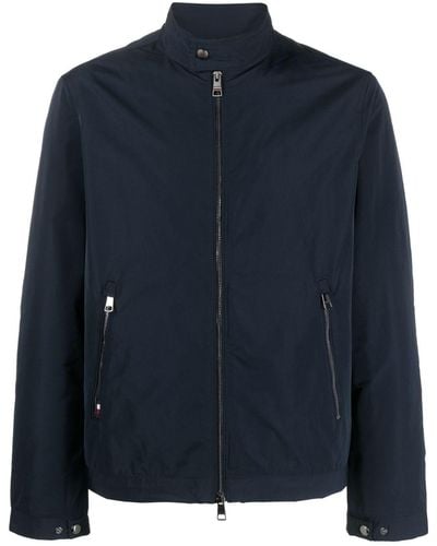 Tommy Hilfiger Windbreaker mit Zwei-Wege-Reißverschluss - Blau