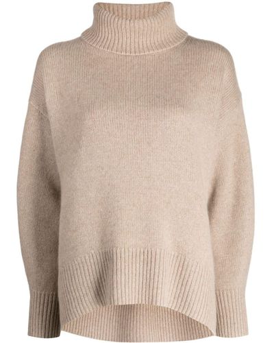 arch4 Roll-neck Cashmere Sweater - Natural