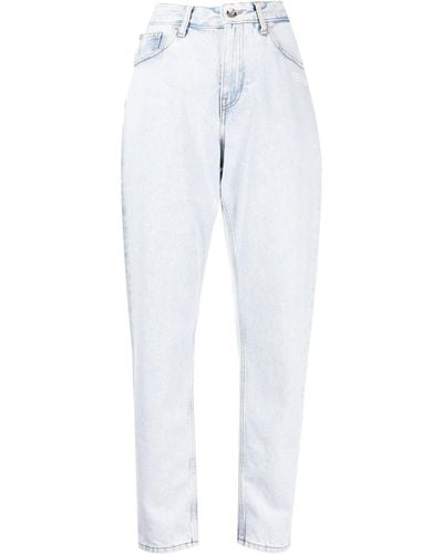 Off-White c/o Virgil Abloh High-rise Tapered Jeans - White