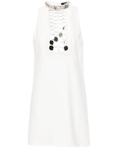 Amen Mini-jurk Met Print - Wit