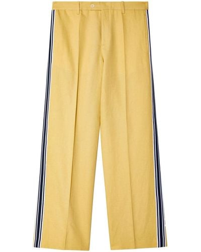 Wales Bonner Constant Straight-leg Trousers - Yellow