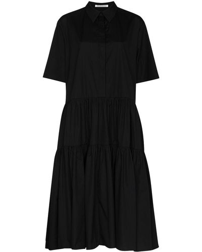 Cecilie Bahnsen Primrose Maxi Shirt Dress - Black