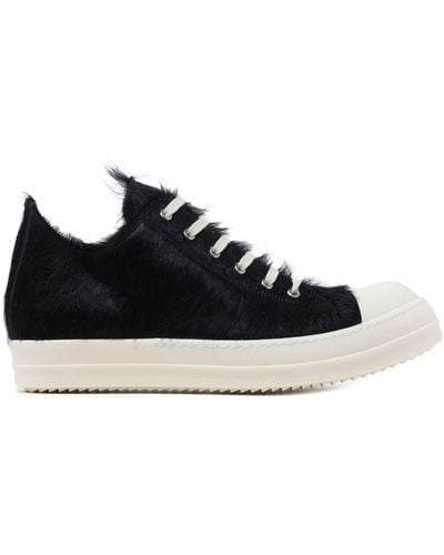 Rick Owens Low Lace-up Trainers - Black