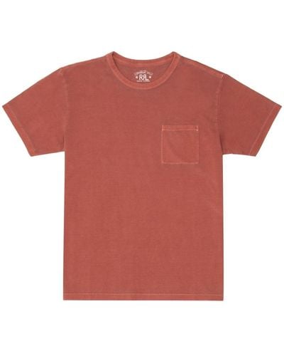 RRL Crew-neck Cotton T-shirt - Red