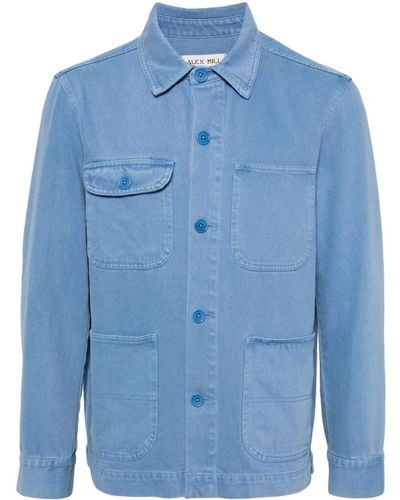 Alex Mill Garment Jacke aus Denim - Blau
