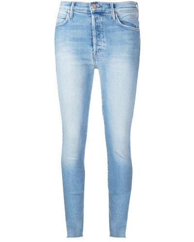 Mother The Stunner Slim-cut Jeans - Blue