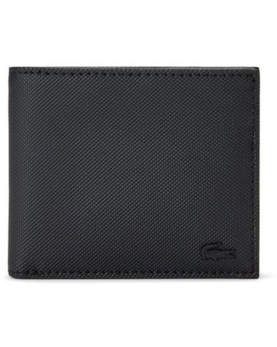 Lacoste Logo-appliqué Bifold Wallet - Black