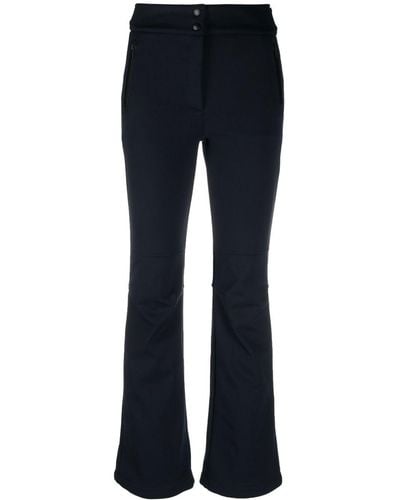 Yves Salomon Soft-shell Fitted Trousers - Blue