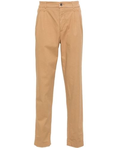 Peserico Tapered Chino Trousers - Natural