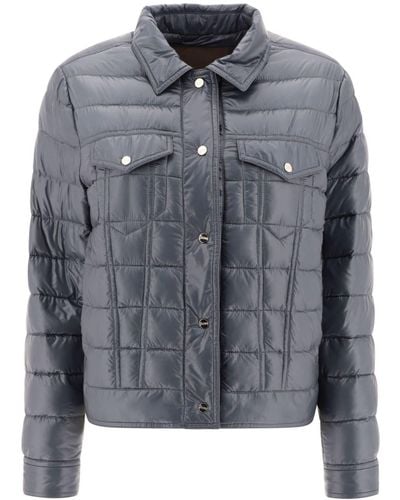 Herno Press-stud quilted jacket - Grau