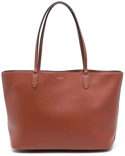 Le Tanneur Large Louise Tote Bag - Red