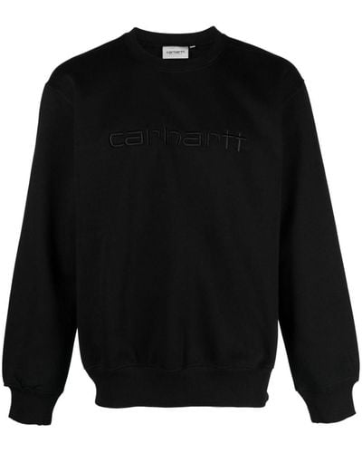 Carhartt ロゴ スウェットシャツ - ブラック