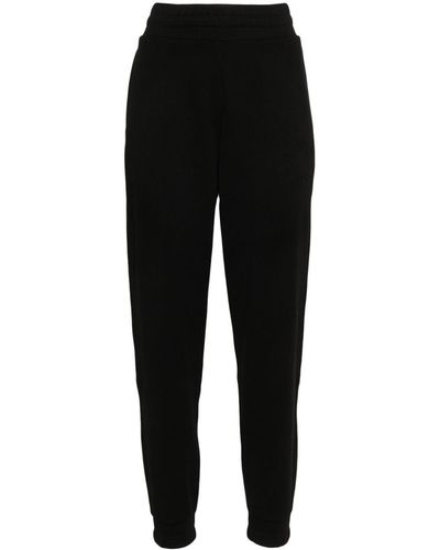 Moncler Embossed-Logo Track Trousers - Black