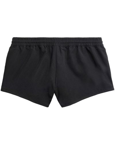 Balenciaga Cotton Running Shorts - Black