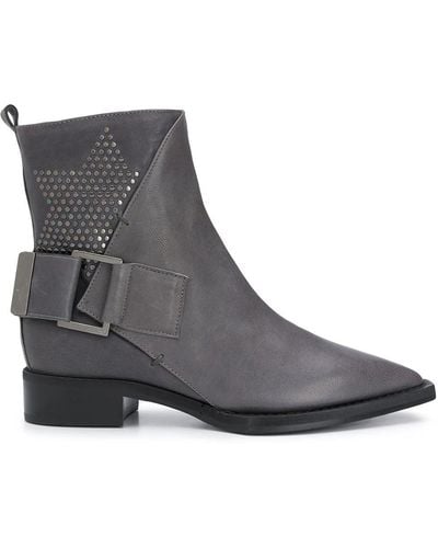 Lorena Antoniazzi Pointed Toe Ankle Boots - Grey