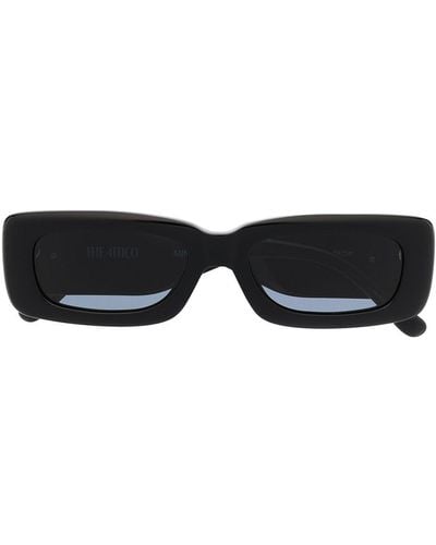Linda Farrow X The Attico lunettes de soleil à monture rectangulaire - Noir