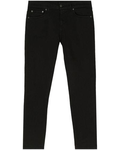 Dondup Monroe Low-rise Skinny Jeans - Black