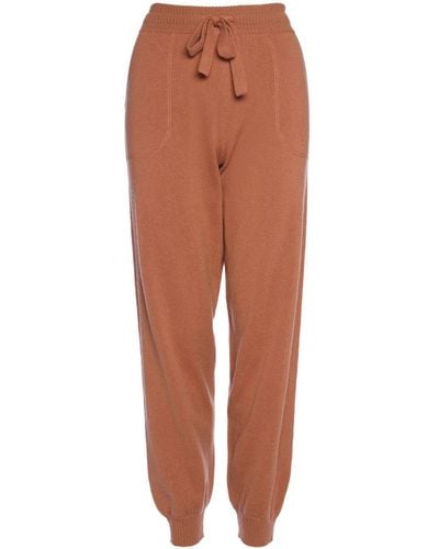 Eres Knitted Track Pants - Brown
