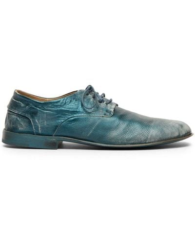Marsèll Stucco Leather Derby Shoes - Blue