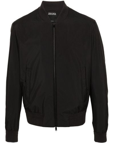 Zegna Zip-up bomber jacket - Noir