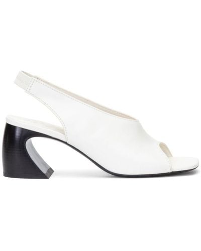 3.1 Phillip Lim Sandales ID 65 mm à bride arrière - Blanc