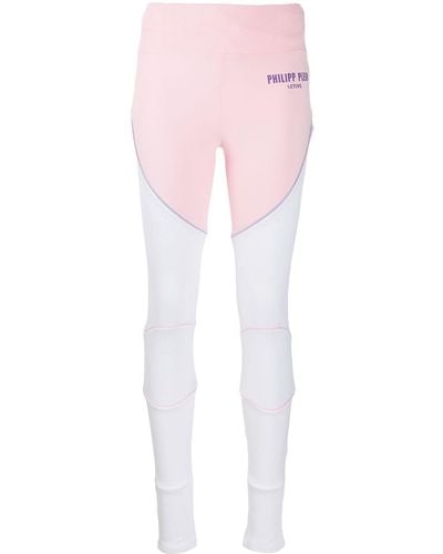Philipp Plein Geometric jogging leggings - Pink