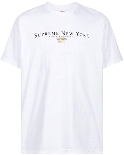 Supreme T-shirt Tradition con maniche corte - Bianco