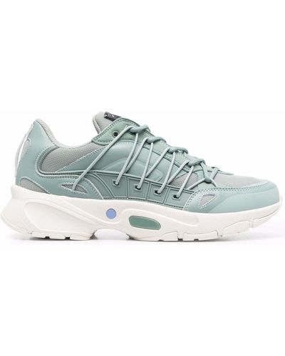 McQ Panelled Chunky Sneakers - Green
