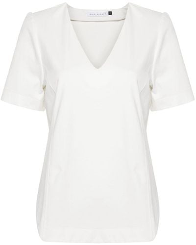 Chie Mihara T-shirt Llea à empiècements - Blanc