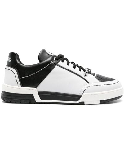 Moschino Zweifarbige Sneakers - Weiß