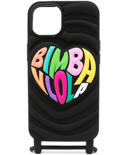 Bimba Y Lola Logo-embossed Iphone 13 Case - Black