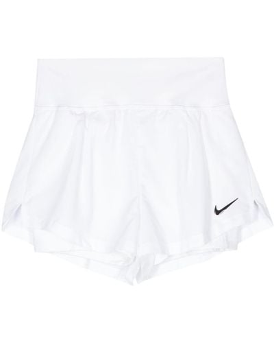 Nike Dri-FIT Tennis-Shorts im Layering-Look - Weiß